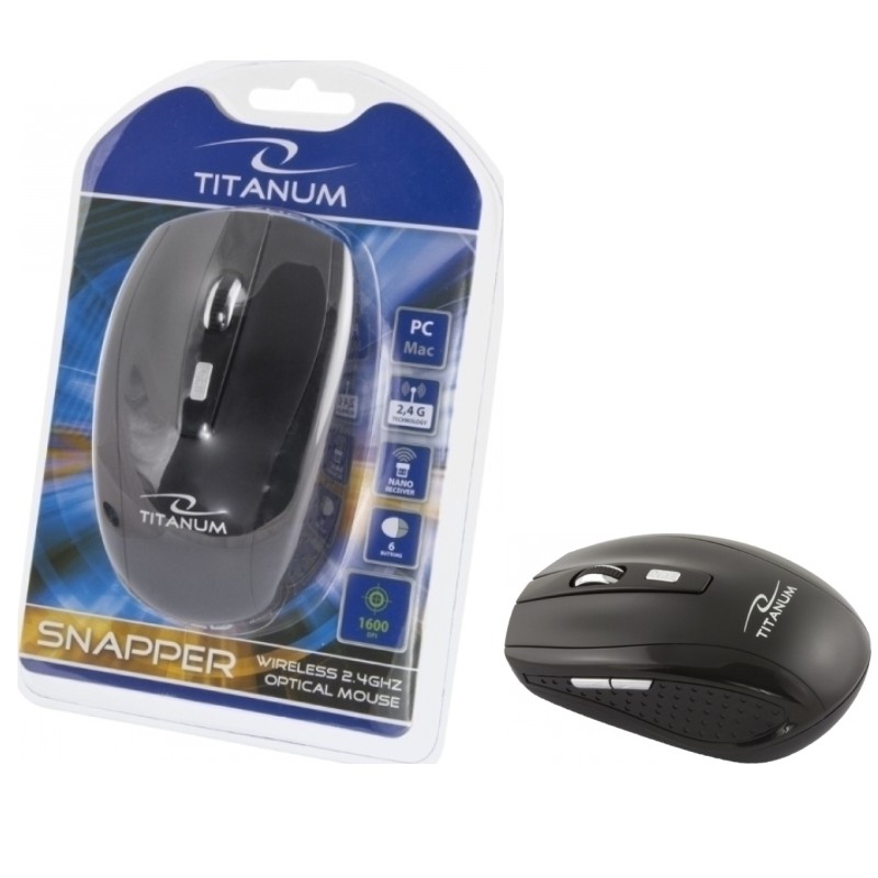MOUSE TITANUM WIRELESS SNAPPER