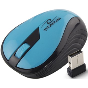 MOUSE TITANUM WIRELESS RAINBOW TURQUISE