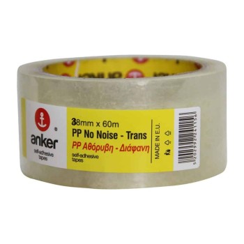 ΤΑΙΝΙΕΣ ΣΥΣΚΕΥΑΣΙΑΣ ANKER ΡΡ ΑΘΟΡΥΒΕΣ ΔΙΑΦΑΝΕΙΣ 38mm X 60m