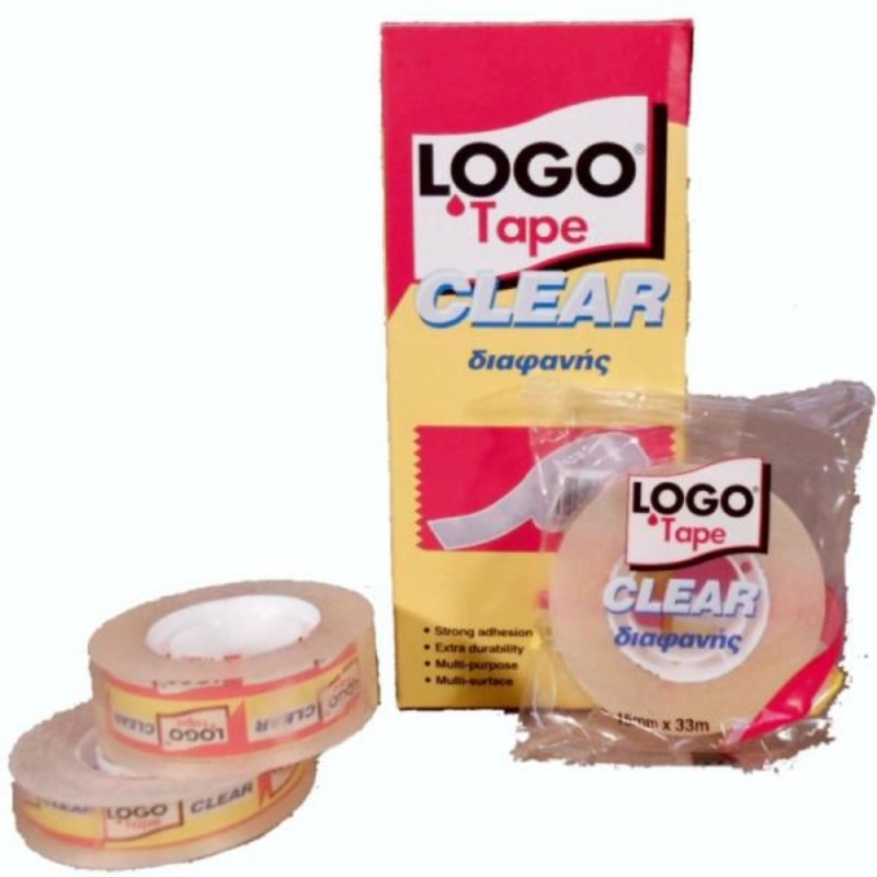 ΣΕΛΟΤΕΙΠ LOGO TAPE PP CLEAR 36yrd 15x33m