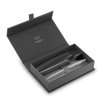 ΣΕΤ PARKER JOTTER XL BP MONOCHR STEEL + POUTCH