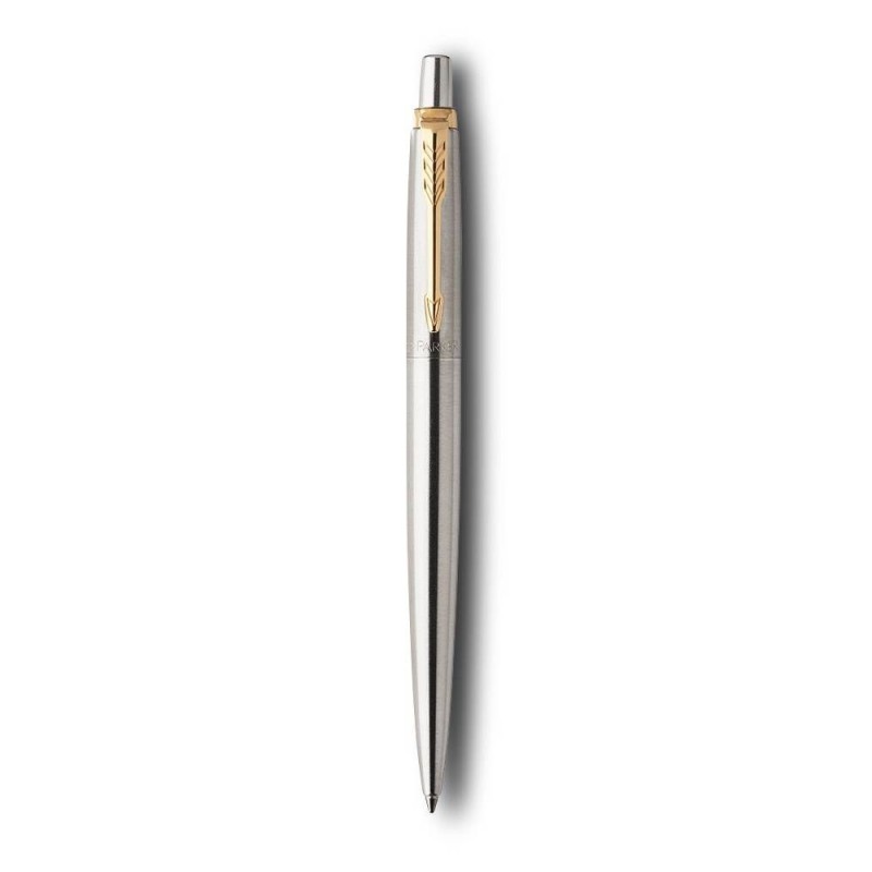 ΣΤΥΛΟ PARKER JOTTER CORE BP STAINLESS STEEL GT ΑΣΗΜΙ (χρυσό κλιπ)