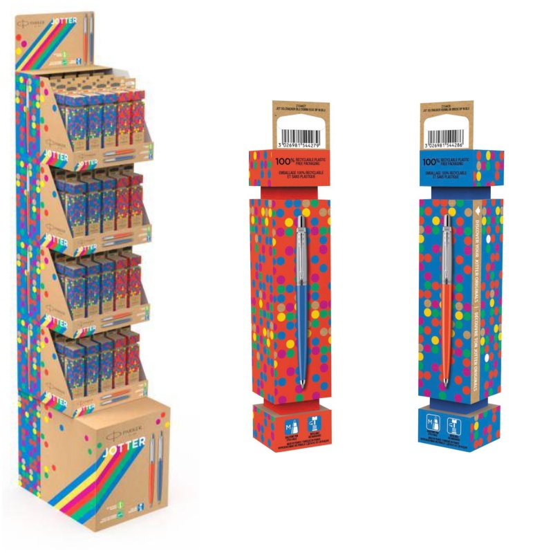 PARKER JOTTER ΣΤΥΛΟ ΔΙΑΡΚΕΙΑΣ STAND 100τεμ. CRACKER