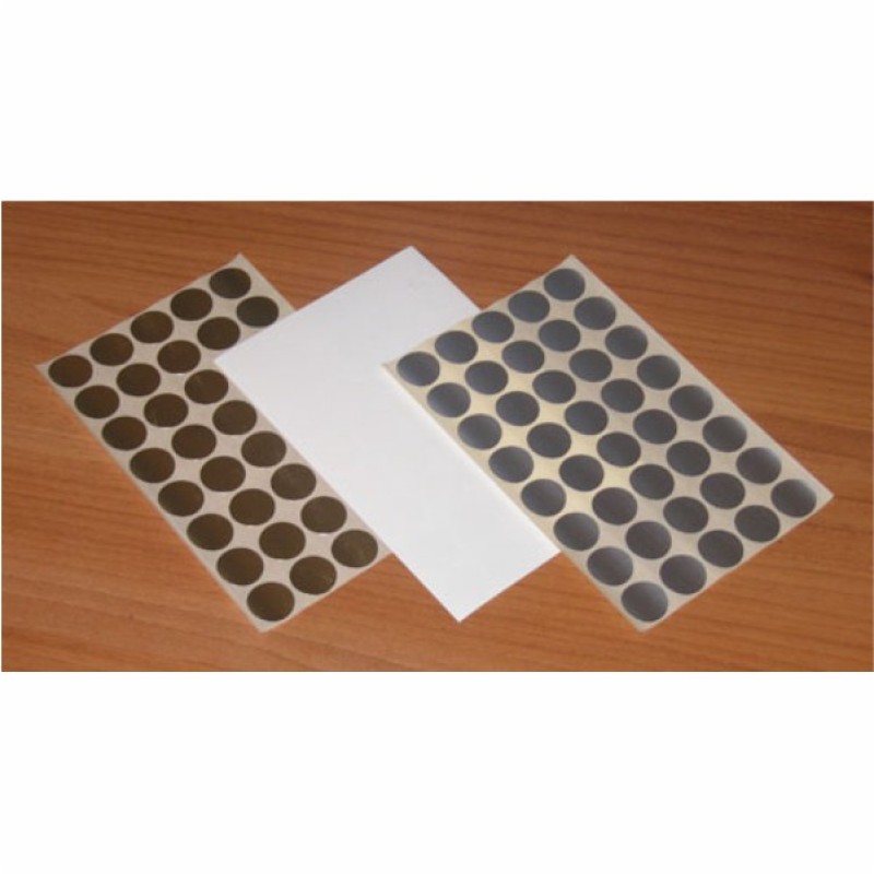 ΕΤΙΚΕΤΕΣ ΑΥΤΟΚΟΛ. ΣΤΡΟΓΓΥΛΕΣ ΜΕΤΑΛΛΙΖΕ (πακέτο 40φυλ.)