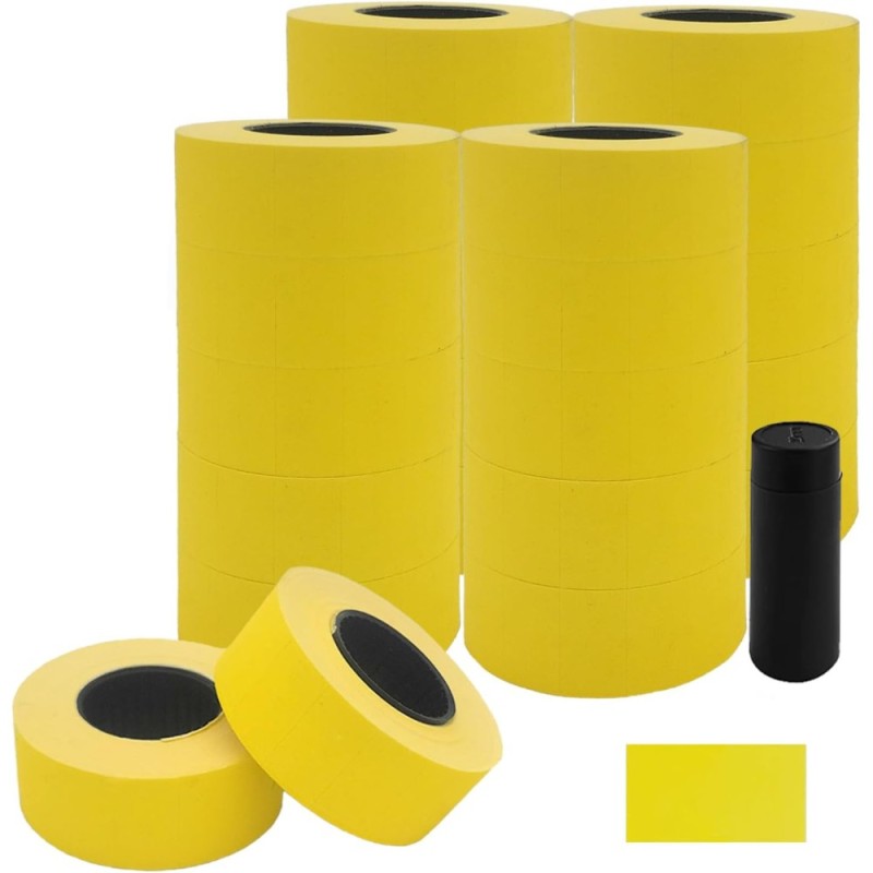 ΕΤΙΚΕΤΕΣ ΕΤΙΚ/ΦΟΥ MOTEX ΚΟΥΤΙ 23Χ16 ΚΙΤΡΙΝΕΣ