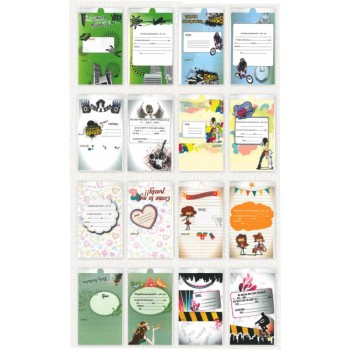 ΠΡΟΣΚΛΗΣΕΙΣ ΓΕΝΕΘΛΙΩΝ FANCY ΚΑΡΤΑ ΣΕΤ 6τεμ.