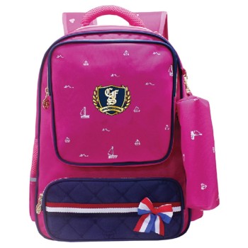 ΤΣΑΝΤΑ ΣΧΟΛΙΚΗ CFS PRESTIGE 42x31x16cm (με ορθοπεδική πλάτη+κασσετίνα)