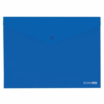 ΦΑΚΕΛΟΣ ΔΙΑΦΑΝΗΣ PP ECONOMIX  ΚΟΥΜΠΙ 24Χ33 ΜΠΛΕ