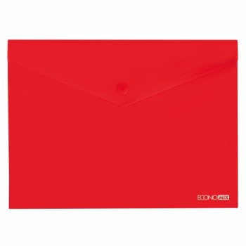 ΦΑΚΕΛΟΣ ΔΙΑΦΑΝΗΣ PP ECONOMIX  ΚΟΥΜΠΙ 24Χ33  ΚΟΚΚΙΝΟ
