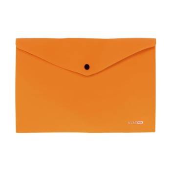 ΦΑΚΕΛΟΣ ΔΙΑΦΑΝΗΣ PP ECONOMIX  ΚΟΥΜΠΙ 24Χ33 ΠΟΡΤΟΚΑΛΙ