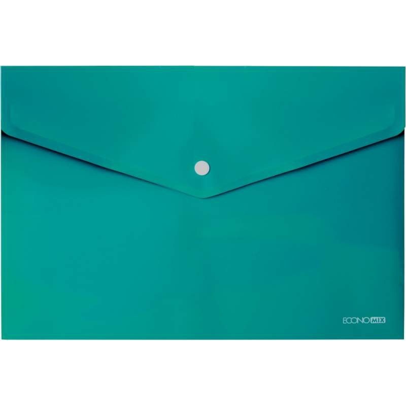 ΦΑΚΕΛΟΣ ΔΙΑΦΑΝΗΣ PP ECONOMIX  ΚΟΥΜΠΙ 24Χ33 TURQUOISE