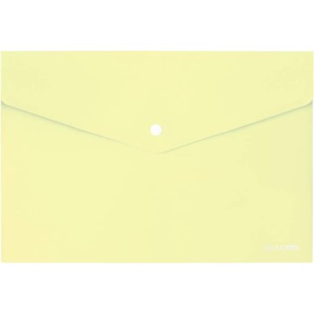 ΦΑΚΕΛΟΣ ΔΙΑΦΑΝΗΣ PP ECONOMIX  ΚΟΥΜΠΙ 24Χ33 PASTEL YELLOW