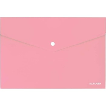 ΦΑΚΕΛΟΣ ΔΙΑΦΑΝΗΣ PP ECONOMIX  ΚΟΥΜΠΙ 24Χ33 PINK