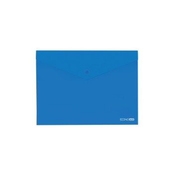 ΦΑΚΕΛΟΣ ΔΙΑΦΑΝΗΣ PP ECONOMIX  ΚΟΥΜΠΙ Α5 ΜΠΛΕ