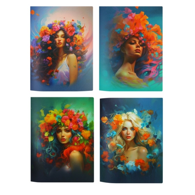 ΒΙΒΛΙΑ ΖΕΛΑΤΙΝΑΣ (ΣΟΥΠΛ) ECONOMIX WOMEN A4 20φ.