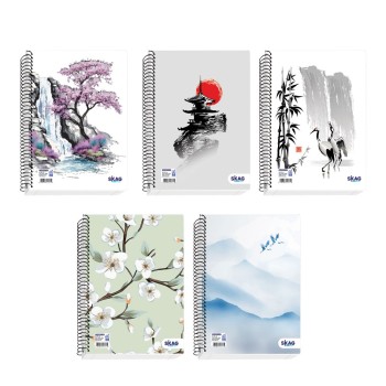 ΤΕΤΡΑΔΙΑ SKAG ΣΠΙΡΑΛ ΡΡ ΔΙΑΦ.ΕΞΩΦΥΛ.21χ29 5Θ