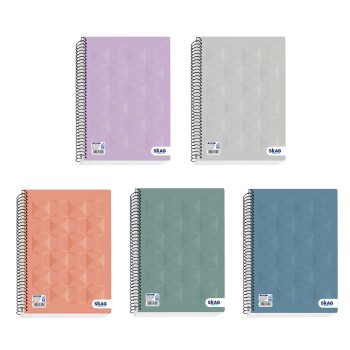 ΤΕΤΡΑΔΙΑ SKAG ΣΠΙΡΑΛ LAMINATED ABSTRACT 17X25 3Θ