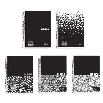 ΤΕΤΡΑΔΙΑ SKAG ΣΠΙΡΑΛ BLACK & WHITE 21X29 3Θ