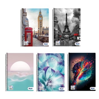 ΤΕΤΡΑΔΙΑ SKAG ΣΠΙΡΑΛ FUN ΚΟΡΙΤΣΙ 21X29 5ΘΕΜ