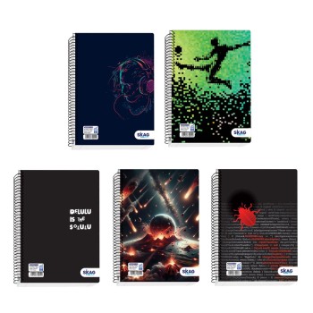 ΤΕΤΡΑΔΙΑ SKAG ΣΠΙΡΑΛ FUN ΑΓΟΡΙ 17X25 2ΘΕΜ