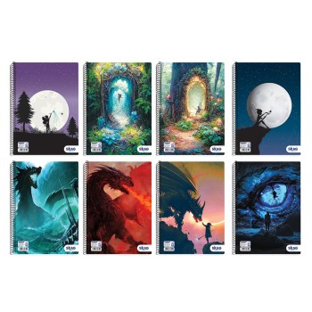 ΤΕΤΡΑΔΙΑ SKAG ΣΠΙΡΑΛ NEON KIDZ 17X25 2Θ