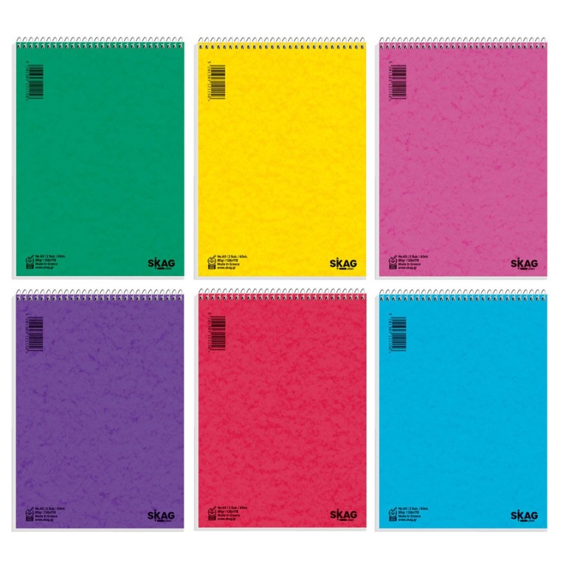 ΜΠΛΟΚ SKAG UNIVERSITY No 51 10,5Χ15 3Θ (ΣΠΙΡΑΛ ΑΝΩ)