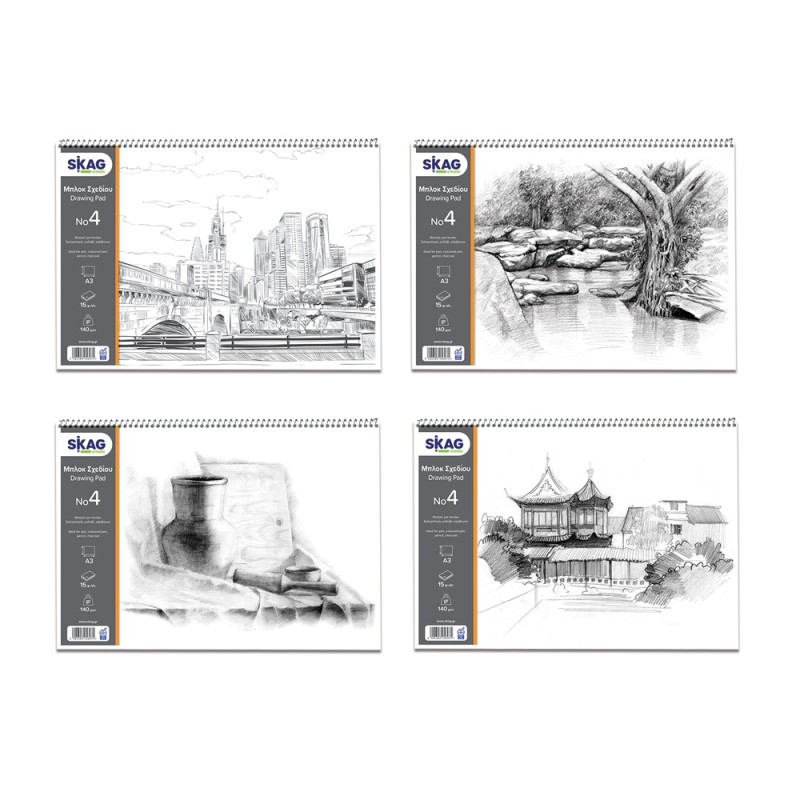 ΜΠΛΟΚ SKAG ΕΛΕΥΘ.ΣΧΕΔΙΟΥ Νο 4 30χ40 Φ.14