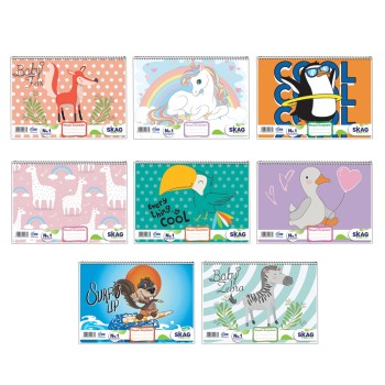 ΜΠΛΟΚ SKAG ΜΙΚΡΟΙ ΖΩΓΡΑΦΟΙ Νο 1 Α4 Φ.51 ΜΕ ΑΥΤΟΚΟΛΛΗΤΑ