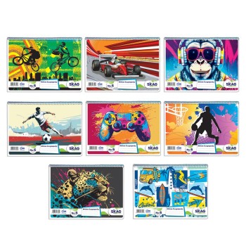 ΜΠΛΟΚ SKAG ΖΩΓΡΑΦΙΚΗΣ Νο 6 Α4 Φ.101 (για αγόρια)