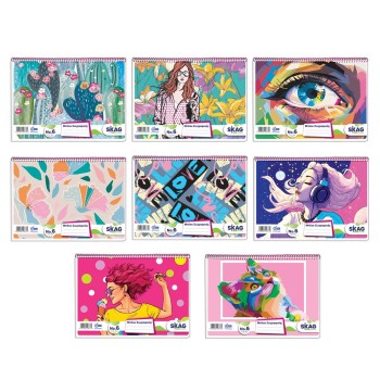 ΜΠΛΟΚ SKAG ΖΩΓΡΑΦΙΚΗΣ Νο 6 Α4 Φ.101 (για κορίτσια)