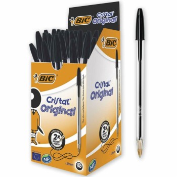 ΣΤΥΛΟ BIC ΔΙΑΡΚΕΙΑΣ CRISTAL MEDIUM BLACK