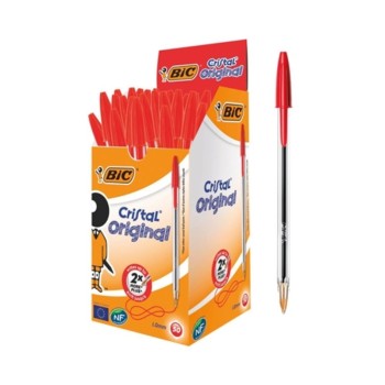 ΣΤΥΛΟ BIC ΔΙΑΡΚΕΙΑΣ CRISTAL MEDIUM RED