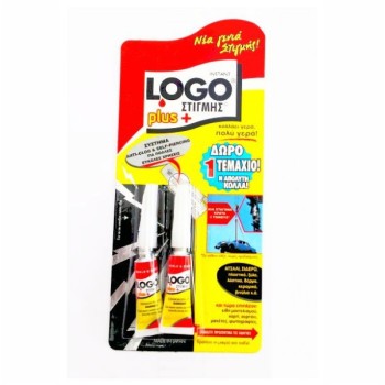 ΚΟΛΛΑ LOGO ΣΤΙΓΜΗΣ 2gr +2gr ΔΩΡΟ