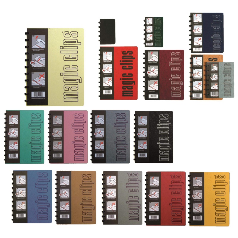 ΤΕΤΡΑΔΙΑ MAGIC CLIPS 17χ25 2θεμ.