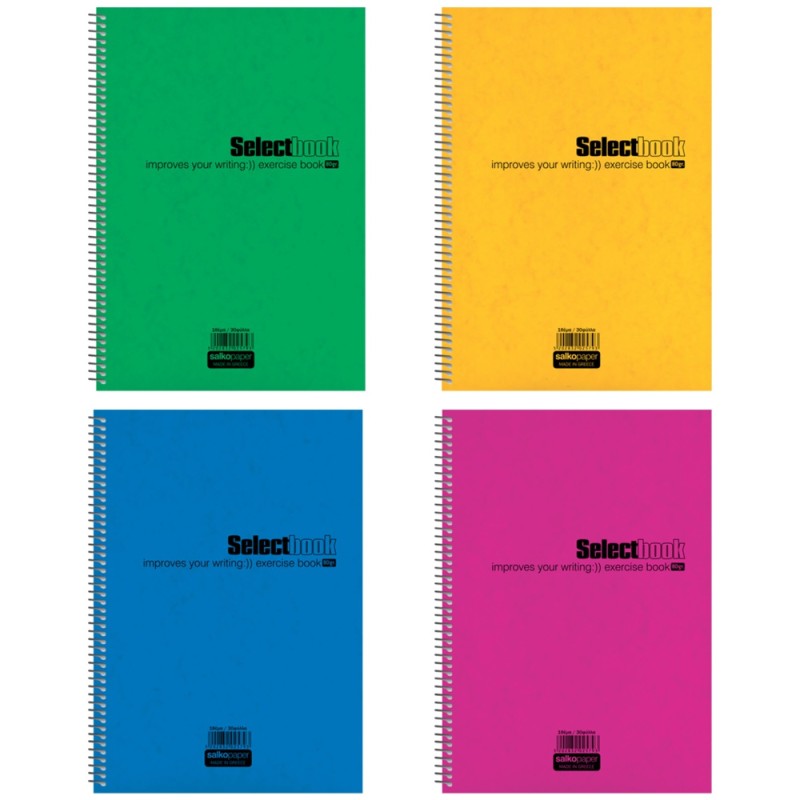 ΤΕΤΡΑΔΙΑ SALKO ΣΠΙΡΑΛ SELECT 17Χ25 1ΘΕΜ.