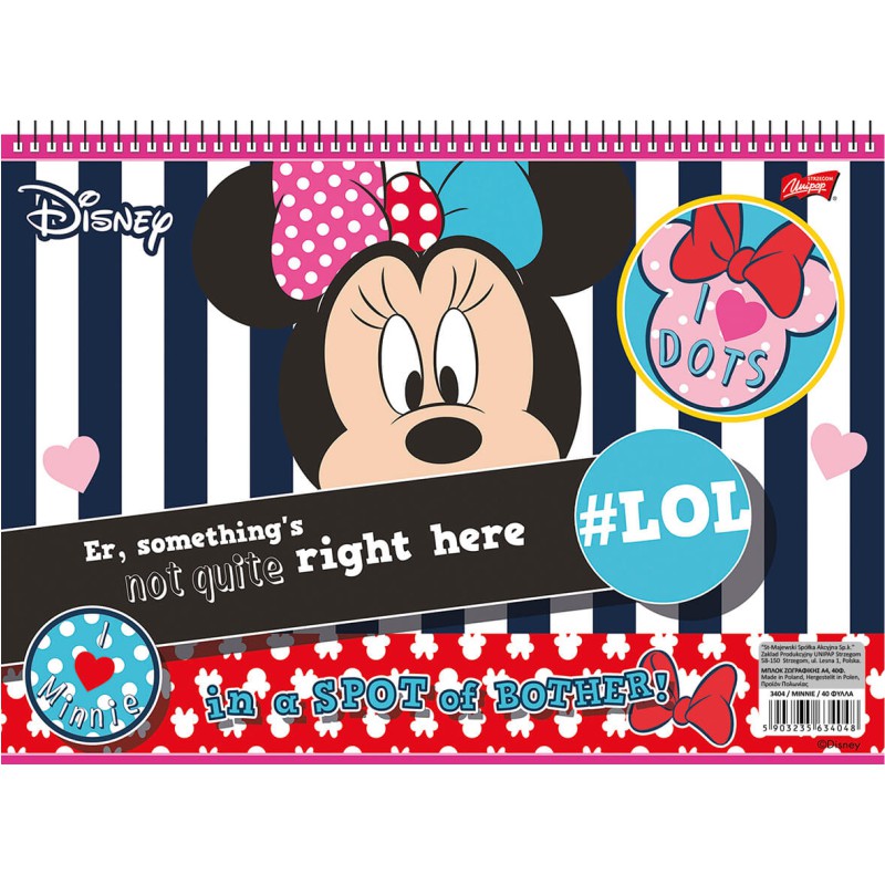 ΜΠΛΟΚ ΖΩΓΡΑΦΙΚΗΣ SALKO Νο 18 Α4 80gr.Φ.40 MINNIE