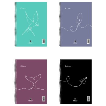 ΤΕΤΡΑΔΙΑ SALKO ΣΠΙΡΑΛ LINE 17Χ25 2ΘΕΜ.