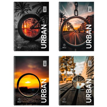 ΤΕΤΡΑΔΙΑ SALKO ΣΠΙΡΑΛ URBAN 17X25 2 ΘΕΜ.