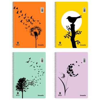 ΤΕΤΡΑΔΙΑ SALKO ΣΠΙΡΑΛ DREAM ON 17X25 3 ΘΕΜ.