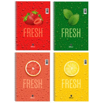 ΤΕΤΡΑΔΙΑ SALKO ΣΠΙΡΑΛ FRESH 21Χ29 1ΘΕΜ.