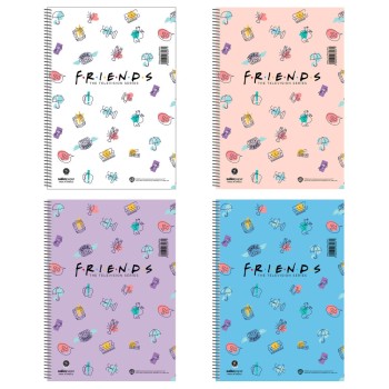 ΤΕΤΡΑΔΙΑ SALKO ΣΠΙΡΑΛ CENTRAL PERK 17X25 4 ΘΕΜ.