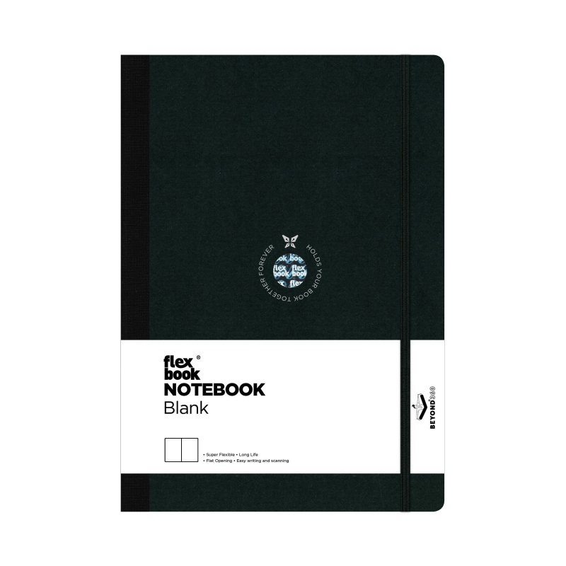 ΣΗΜΕΙΩΜΑΤΑΡΙΟ Η.Β ΛΙΝΟΔΕΤΟ FLEX GLOBAL ΛΕΥΚΟ 17Χ24  Μαύρο