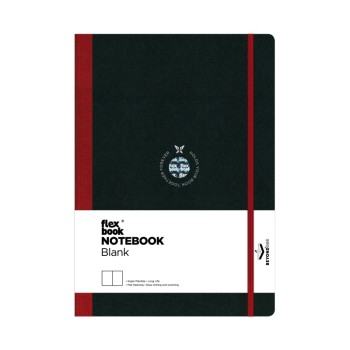 ΣΗΜΕΙΩΜΑΤΑΡΙΟ Η.Β ΛΙΝΟΔΕΤΟ FLEX GLOBAL ΛΕΥΚΟ 17Χ24  Κόκκινο