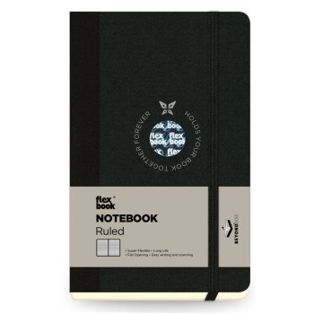 ΣΗΜΕΙΩΜΑΤΑΡΙΟ Η.Β ΛΙΝΟΔΕΤΟ FLEX GLOBAL ΡΙΓΕ 9Χ14 Μαύρο