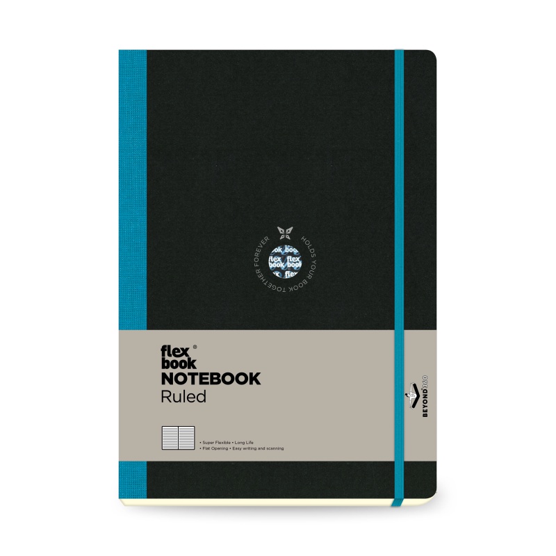 ΣΗΜΕΙΩΜΑΤΑΡΙΟ Η.Β ΛΙΝΟΔΕΤΟ FLEX GLOBAL ΡΙΓΕ 17Χ24  Τυρκουάζ