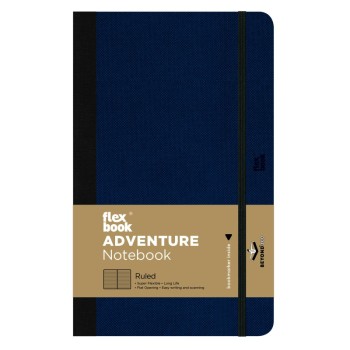 ΣΗΜΕΙΩΜΑΤΑΡΙΟ Η.Β FLEX GLOBAL ADVENTURE  ΡΙΓΕ 13X21 Royal blue