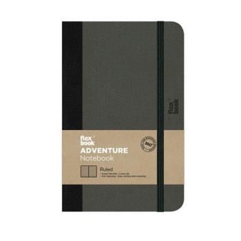 ΣΗΜΕΙΩΜΑΤΑΡΙΟ Η.Β FLEX GLOBAL ADVENTURE DOTTED 9X14 Off Black