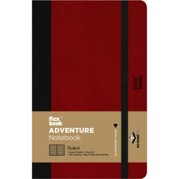 ΣΗΜΕΙΩΜΑΤΑΡΙΟ Η.Β FLEX GLOBAL ADVENTURE  ΡΙΓΕ 9X14 Red