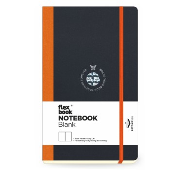 ΣΗΜΕΙΩΜΑΤΑΡΙΟ Η.Β ΛΙΝΟΔΕΤΟ FLEX GLOBAL ΛΕΥΚΟ 13Χ21 Πορτοκαλί