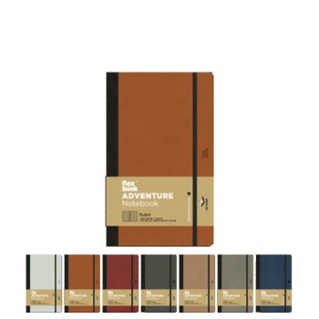 ΣΗΜΕΙΩΜΑΤΑΡΙΟ Η.Β FLEX GLOBAL ADVENTURE  ΡΙΓΕ 13X21 Clay